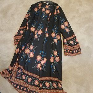 FLORAL KIMONO JACKET